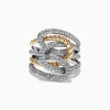Effy Jewelry Duo 14K 2 Tone Gold Diamond Ring, 1.01 TCW | Rings