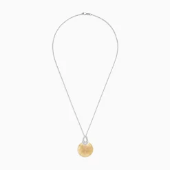 Effy Jewelry Duo 14K Two Tone Gold Diamond Pendant, 0.21 TCW | Necklaces & Pendants