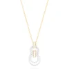 Effy Jewelry Duo 14K White and Yellow Gold Diamond Pendant, 0.52 TCW | Necklaces & Pendants