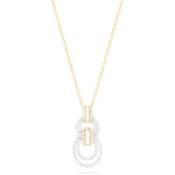 Effy Jewelry Duo 14K White and Yellow Gold Diamond Pendant, 0.52 TCW | Necklaces & Pendants