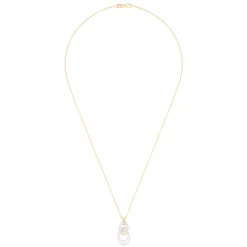 Effy Jewelry Duo 14K White and Yellow Gold Diamond Pendant, 0.52 TCW | Necklaces & Pendants