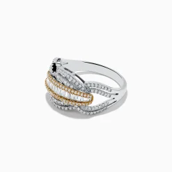 Effy Jewelry Duo 14K White and Yellow Gold Diamond Ring | Rings