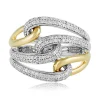 Effy Jewelry Duo 14K Yellow and White Gold Diamond Ring, 0.55 TCW | Rings