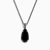 BH Multi Eclipse 925 Sterling Silver Onyx Pendant, 4.56 TCW | Necklaces & Pendants