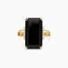 Effy Jewelry Eclipse 14K Yellow Gold Onyx and Diamond Ring, 9.65 TCW | Rings