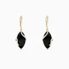 Effy Jewelry Eclipse 14K Yellow Gold Onyx and Diamond Drop Earrings, 13.18 TCW | Earrings