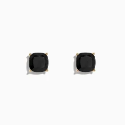 Effy Jewelry Eclipse 14K Yellow Gold Onyx Stud Earrings, 4.80 TCW | Earrings