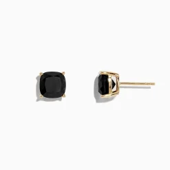 Effy Jewelry Eclipse 14K Yellow Gold Onyx Stud Earrings, 4.80 TCW | Earrings