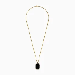 Effy Jewelry Eclipse Men's 14K Yellow Gold Onyx Pendant | Mens