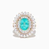Effy Jewelry Effy Hematian 18K Rose Gold Paraiba and Diamond Ring | Rings