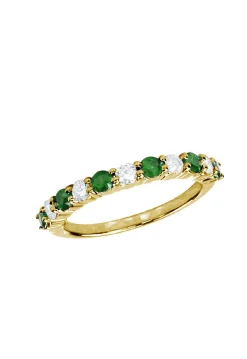 Effy Jewelry Gemma Emerald and Diamond Ring, 0.73 TCW | Rings