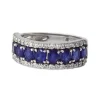 Effy Jewelry Gemma White Gold Blue Sapphire u0026 Diamond Ring, 2.61 TCW | Rings