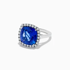 Effy Jewelry Hematian 14K White Gold Tanzanite and Diamond Ring | Rings