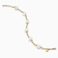 Effy Jewelry 14K Fresh Water Pearl Station Bracelet | Bracelets