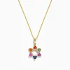 BH Multi 14K Gold Multi Sapphire u0026 Diamond Star of David Pendant, 1.96 TCW | Necklaces & Pendants