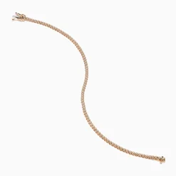 Effy Jewelry 14K Rose Gold 0.25 Ct. Diamond Tennis Bracelet | Bracelets