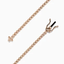 Effy Jewelry 14K Rose Gold 0.25 Ct. Diamond Tennis Bracelet | Bracelets
