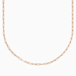 Effy Jewelry 14K Rose Gold 20" 2.5mm Paperclip Necklace | Necklaces & Pendants