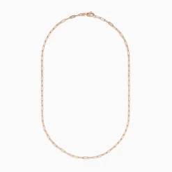 Effy Jewelry 14K Rose Gold 20" 2.5mm Paperclip Necklace | Necklaces & Pendants