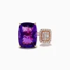 Effy Jewelry 14K Rose Gold Amethyst and Diamond Ring | Rings