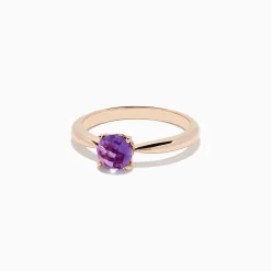 BH Multi 14K Rose Gold Amethyst Ring, 0.81 TCW | Rings