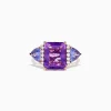 Effy Jewelry 14K Rose Gold Amethyst, Tanzanite and Diamond Ring, 7.49 TCW | Rings