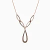 Effy Jewelry 14K Rose Gold Brown and White Diamond Necklace | Necklaces & Pendants
