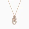 Effy Jewelry 14K Rose Gold Diamond Crossover Pendant | Necklaces & Pendants