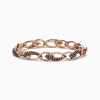 Effy Jewelry 14K Rose Gold Espresso and White Diamond Tennis Bracelet 3.33 TCW | Bracelets