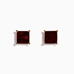 Effy Jewelry 14K Rose Gold Garnet Stud Earrings | Earrings