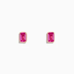 Effy Jewelry 14K Rose Gold Pink Sapphire Earrings | Earrings