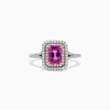 BH Multi 14K Two Tone Gold Pink Sapphire and Diamond Ring, 1.43 TCW | Rings