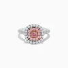 Effy Jewelry 18K Two Tone Gold White and Pink Diamond Ring | Rings