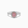Effy Jewelry 18K Two Tone Gold White and GIA Certified Pink Diamond Ring | Rings