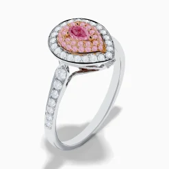 Effy Jewelry 18K Two Tone Gold White and Pink Diamond Ring | Rings