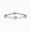 Effy Jewelry 18K Two Tone Gold Yellow and White Diamond Bracelet | Bracelets