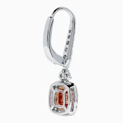 Effy Jewelry 18K Two Tone White and Pink Diamond Drop Earrings | Earrings