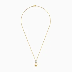 Effy Jewelry 14K Two-Tone Gold and Diamond Dewdrop Pendant | Necklaces & Pendants