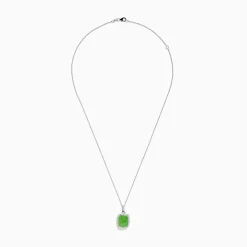 Effy Jewelry 14K Two-Tone Gold Jade and Diamond Pendant | Necklaces & Pendants