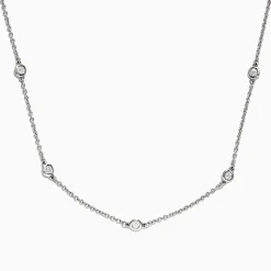 Effy Jewelry 14K White Gold 18" Diamond Necklace, .69 TCW | Necklaces & Pendants