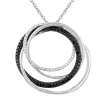 Effy Jewelry 14K White Gold Black and White Diamond Pendant, 1.06 TCW | Necklaces & Pendants