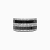 Effy Jewelry 14K White Gold Black and White Diamond Ring, 2.48 TCW | Rings