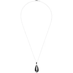 Effy Jewelry 14K White Gold Black and White Diamond Pendant, 0.86 TCW | Necklaces & Pendants