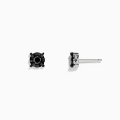 BH Multi 14K White Gold Black Diamond Stud Earrings, 0.49 TCW | Earrings