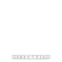 Louis Creations 14K White Gold Channel Set Diamond Eternity Band, 0.50 TCW | Rings
