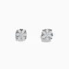 BH Multi 14K White Gold Diamond Cluster Stud Earrings, 1.01 TCW | Earrings