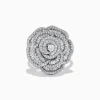 Effy Jewelry 14K White Gold Diamond Flower Ring | Rings