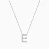 Effy Jewelry 14K White Gold Diamond Initial "E" Pendant | Necklaces & Pendants