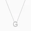 Effy Jewelry 14K White Gold Diamond Initial "G" Pendant | Necklaces & Pendants