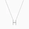 Effy Jewelry 14K White Gold Diamond Initial "H" Pendant | Necklaces & Pendants